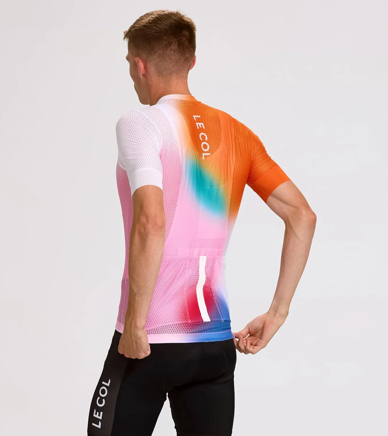 Men's Pro Air Lightweight Jersey | Short Sleeve Cycling Shirt | Lightweight Brethable | Mesh Construction | S - XL