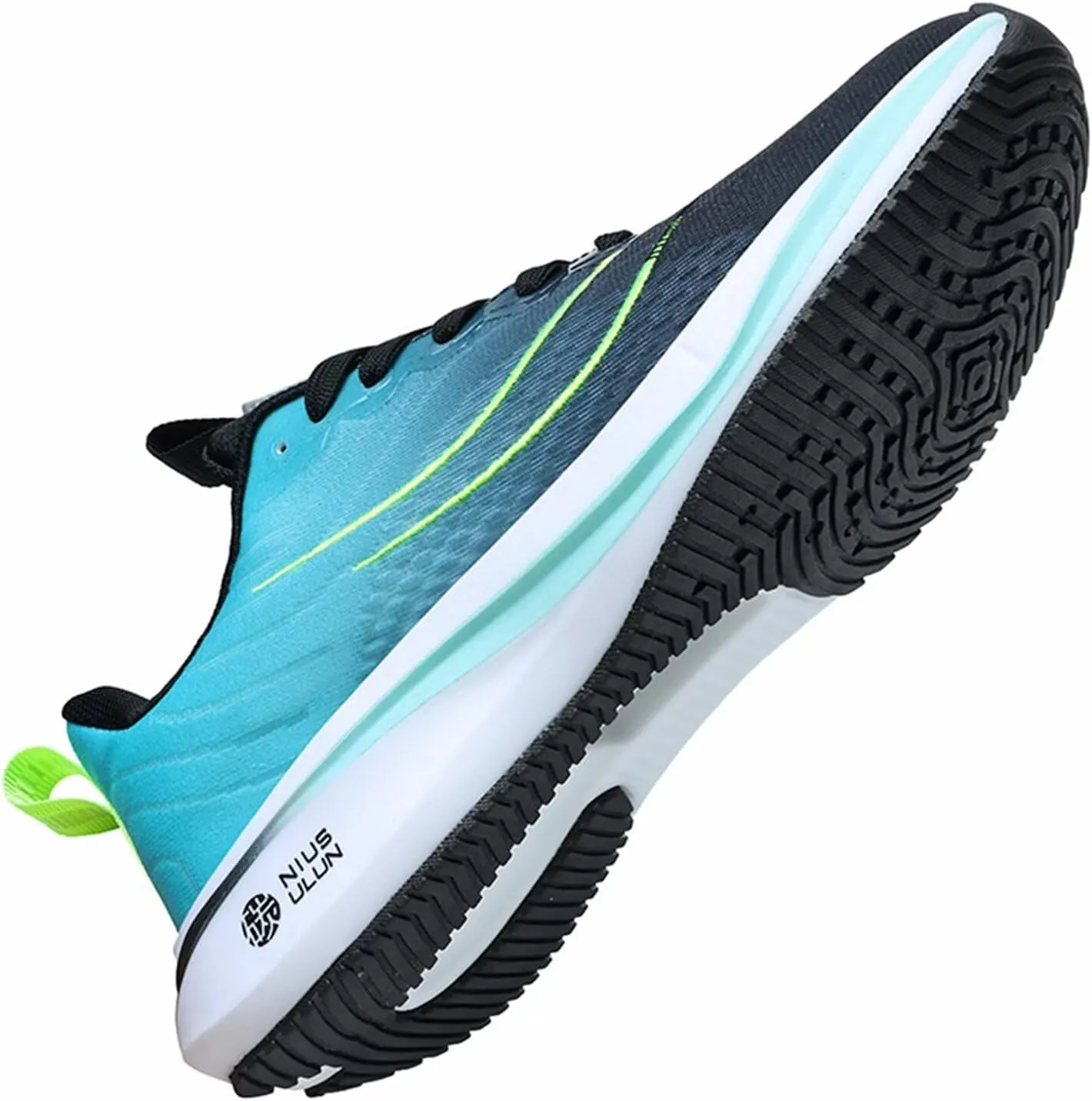 Men's Trail Running Shoes Lightweight Non Slip Carbon Plate Sole Shock Absorbing Sneakers for Men