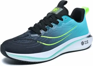 Men's Trail Running Shoes Lightweight Non Slip Carbon Plate Sole Shock Absorbing Sneakers for Men