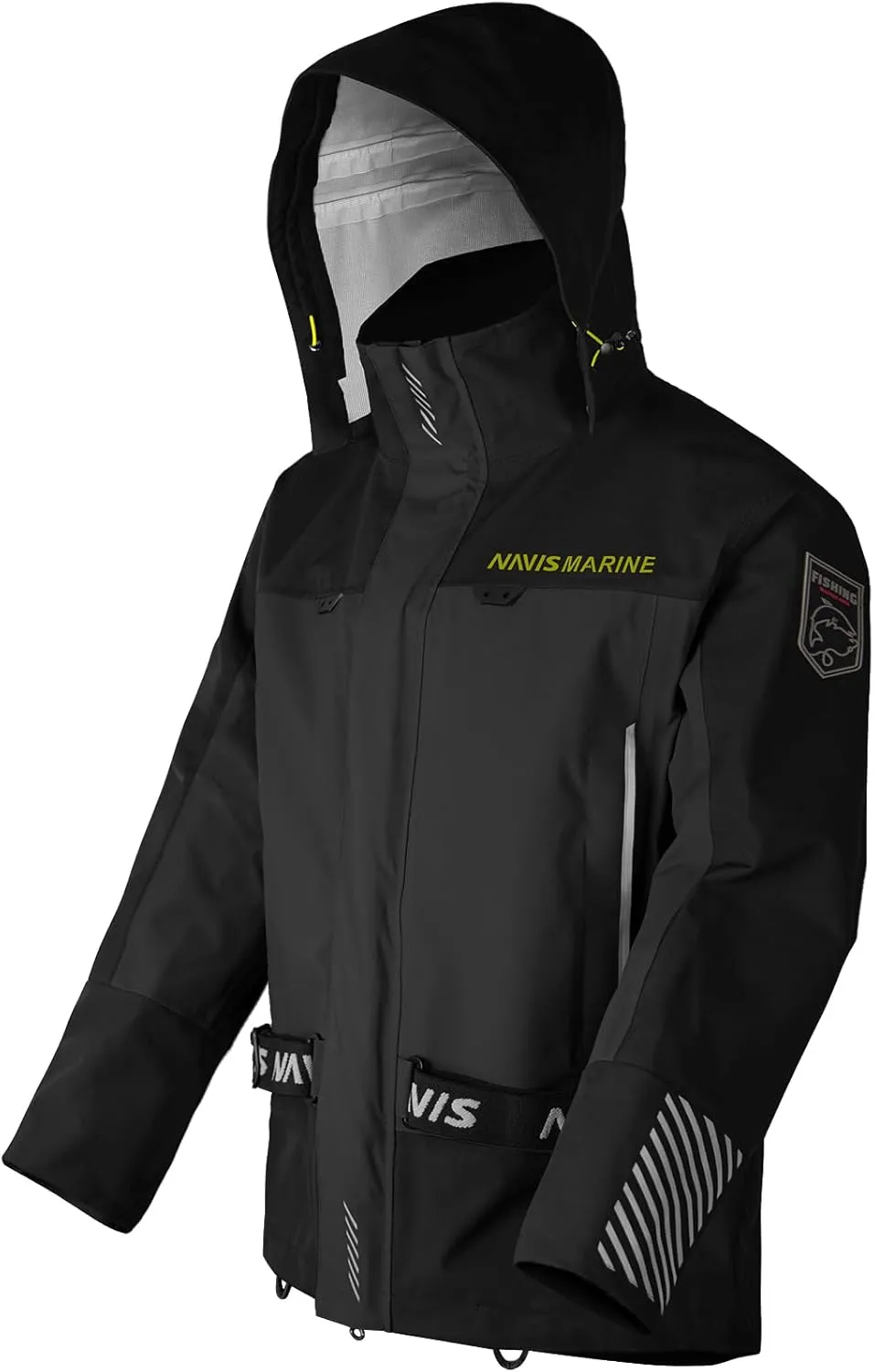 Men‘s Wading Jacket-Waterproof Breathable 4-Layer Rain Jacket for Riding and Hiking