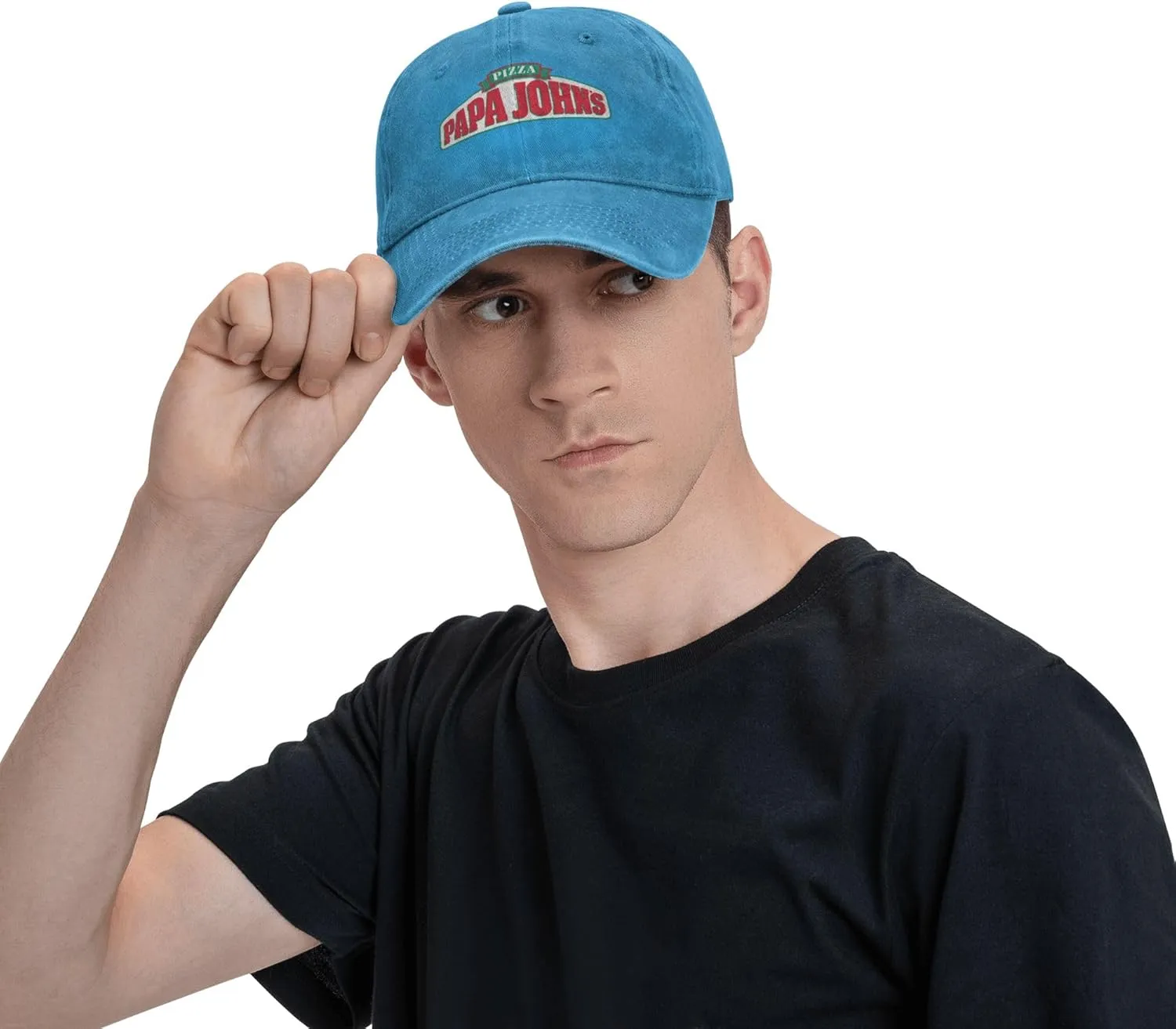 Men's Women's Logo Graphic Cotton Baseball Caps Adjustable Trucker Dad Caps Work Hat for Adult Unisex Women Men