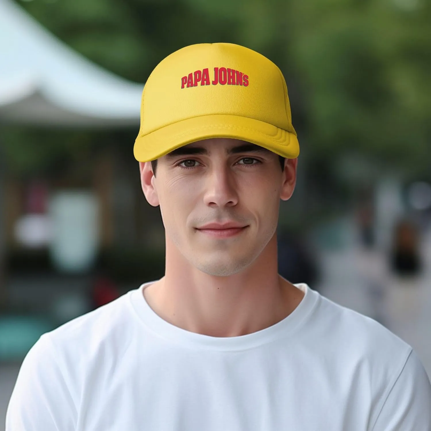 Men's Women's Logo Graphic Mesh Baseball Caps Adjustable Trucker Dad Caps Work Hat for Adult Unisex Women Men