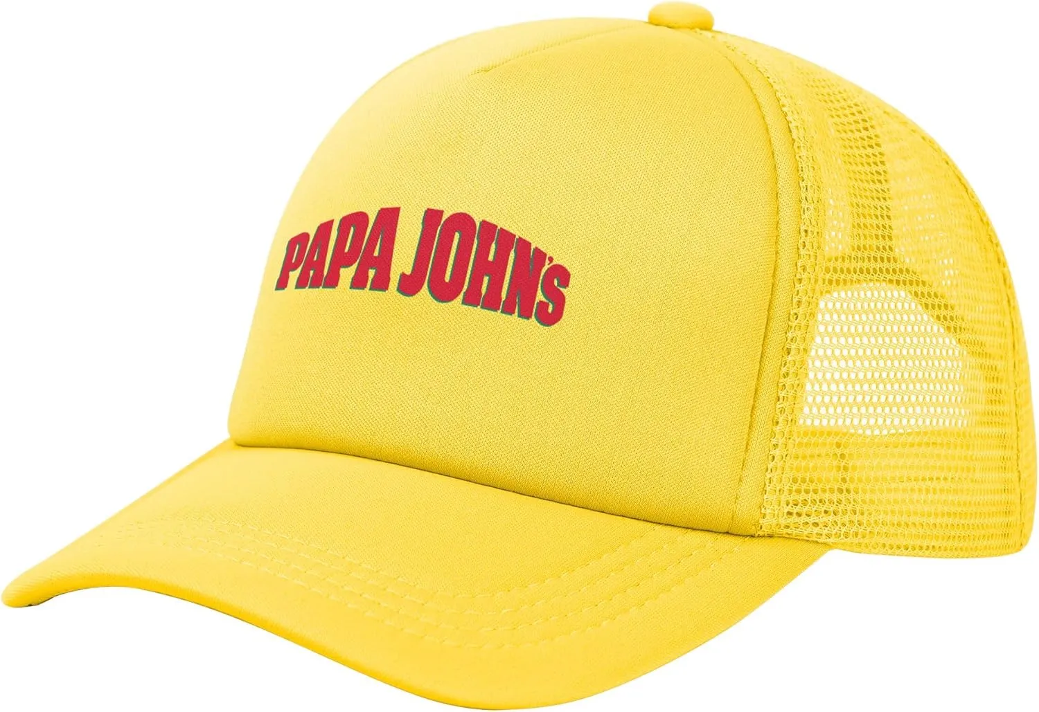 Men's Women's Logo Graphic Mesh Baseball Caps Adjustable Trucker Dad Caps Work Hat for Adult Unisex Women Men