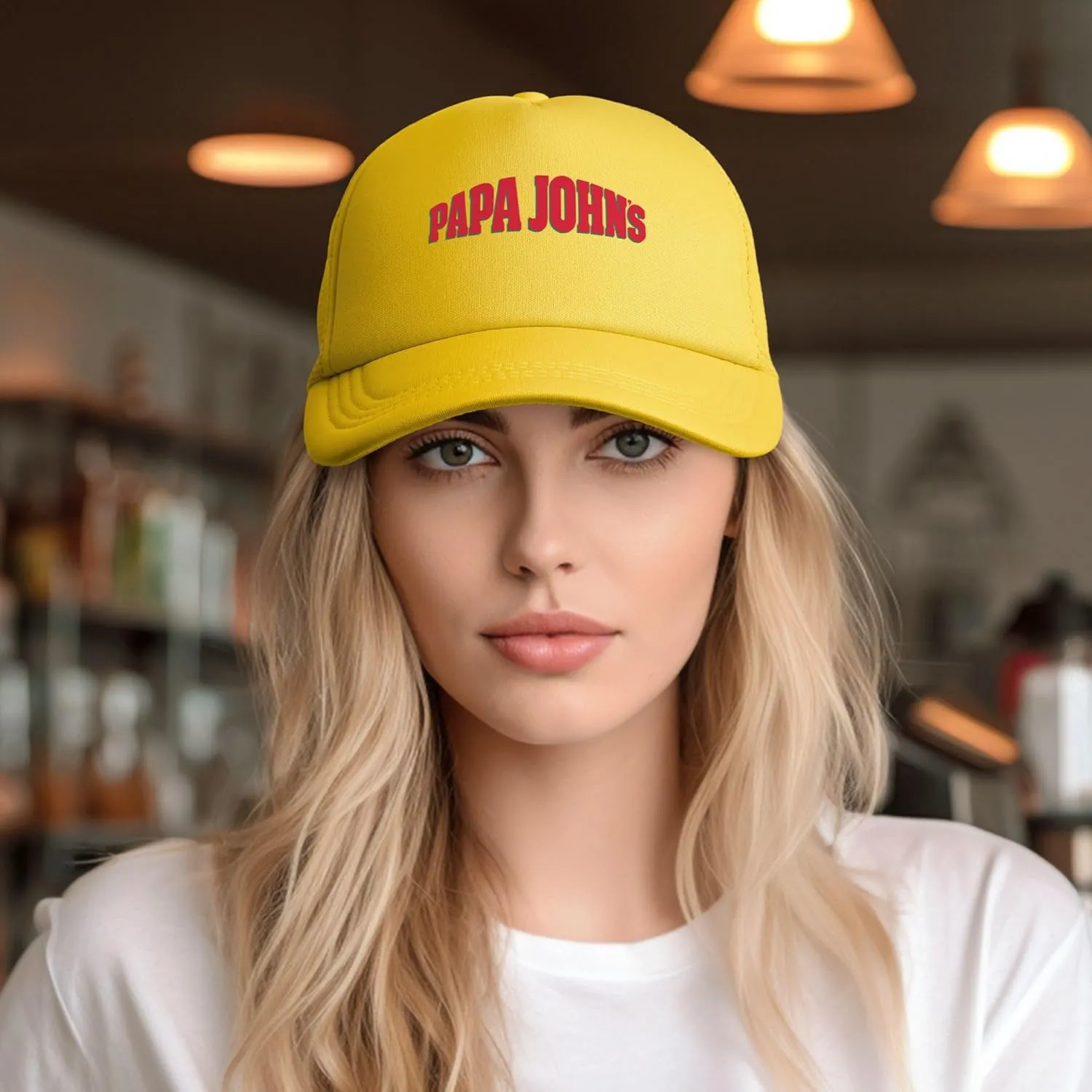 Men's Women's Logo Graphic Mesh Baseball Caps Adjustable Trucker Dad Caps Work Hat for Adult Unisex Women Men