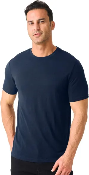 Merino Protect 100% Merino Wool T Shirts for Men Odor Resistance Base Layer Hiking Travel T-Shirt Soft Undershirt