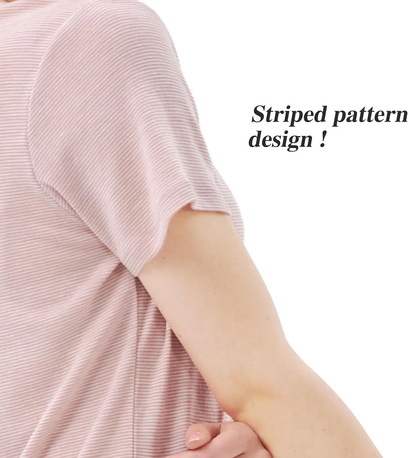 Merino Protect 100% Merino Wool V Neck T-Shirt for Women Short Sleeve Base Layers Odor Resistance Tops for Outdoor Hiking
