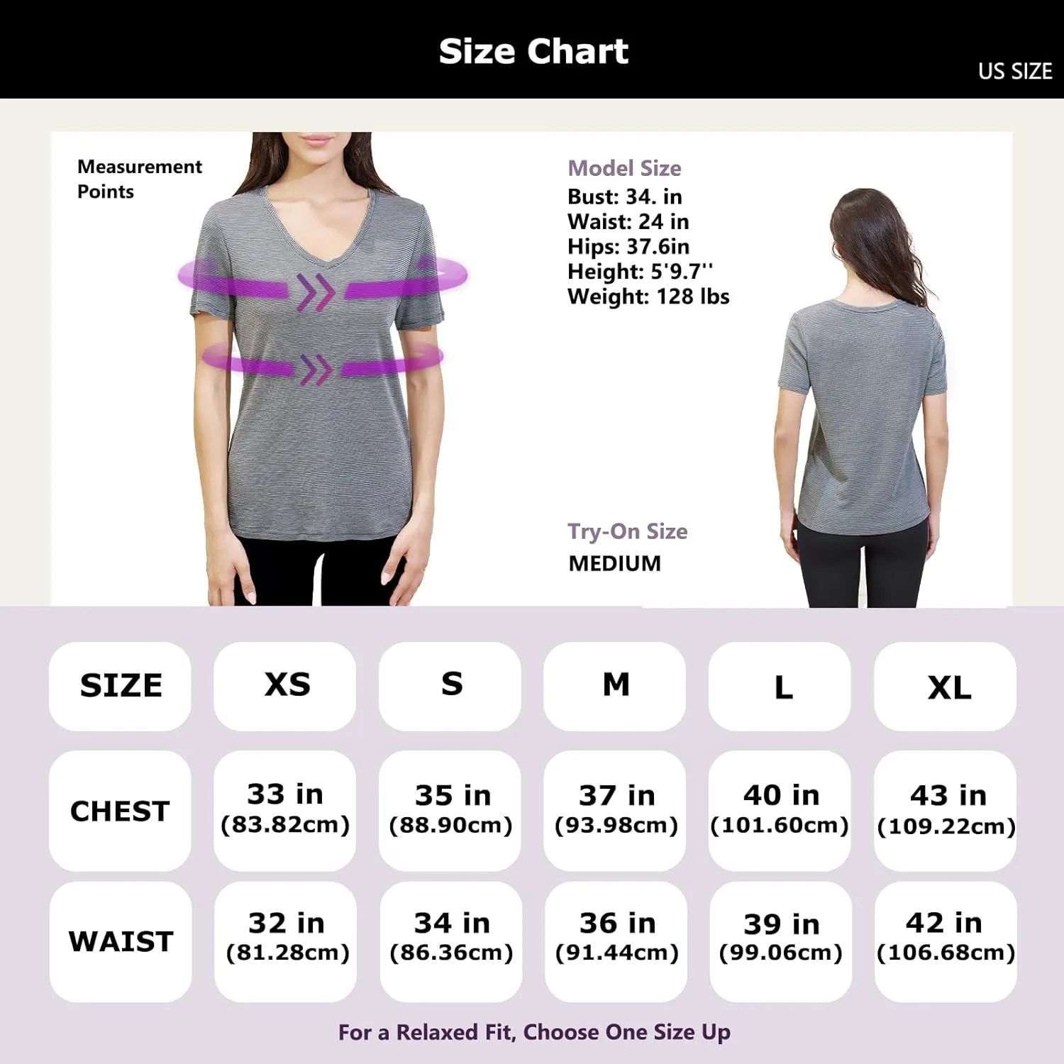 Merino Protect 100% Merino Wool V Neck T-Shirt for Women Short Sleeve Base Layers Odor Resistance Tops for Outdoor Hiking
