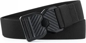 Military Tactical Belt, 1.5 Inch Nylon Web, Quick Release Buckle, Sport Belt for Golf and Hiking