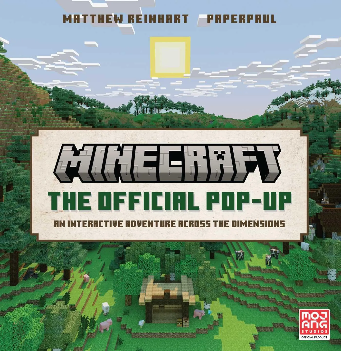 Minecraft: The Official Pop-Up (Reinhart Pop-Up Studio) Hardcover – Pop up, October 31, 2023