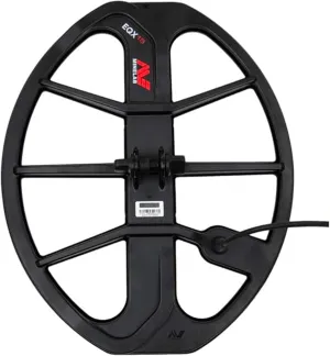 Minelab EQX 15 Double-D Waterproof Smart Coil for Equinox Metal Detectors (Skidplate Included)