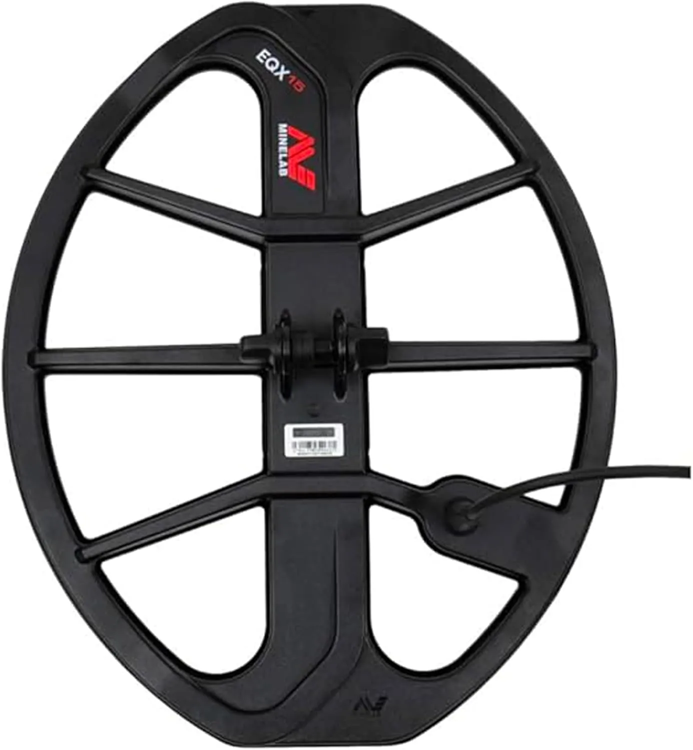 Minelab EQX 15 Double-D Waterproof Smart Coil for Equinox Metal Detectors (Skidplate Included)