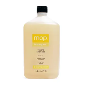 MOP Lemongrass Volume Shampoo For Fine Hair - Chamomile & Lemongrass Extracts Provide Volume & Hydration, Lightweight Formula