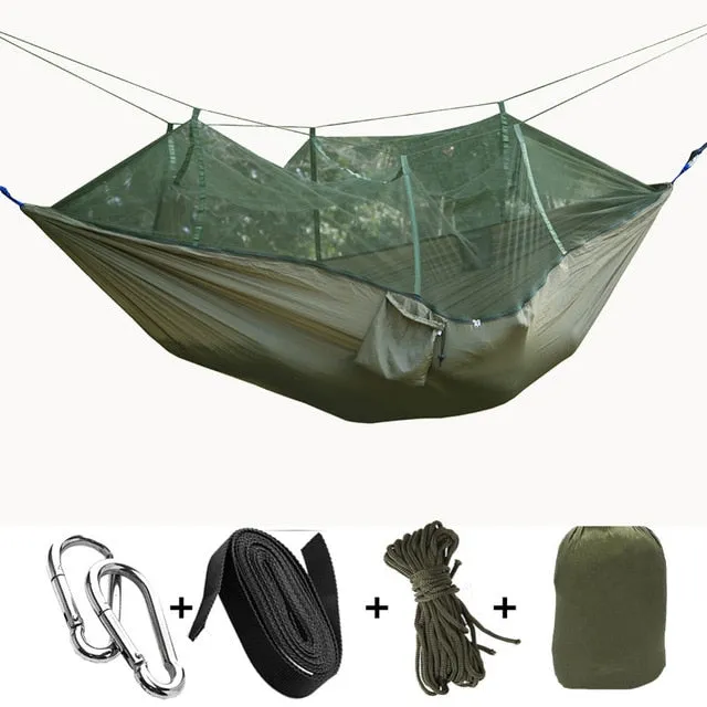 Mosquito Hanging Camping Outdoor Sleeping Portable With Net Eco-friendly technology Hammock Mosquito Tent Trusted Leisure Travel Bed Hunting Ultralight Net