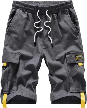 Msmsse Women's Cargo Hiking Shorts Multi-Pockets Bermuda Golf Outdoor Summer Shorts for Women