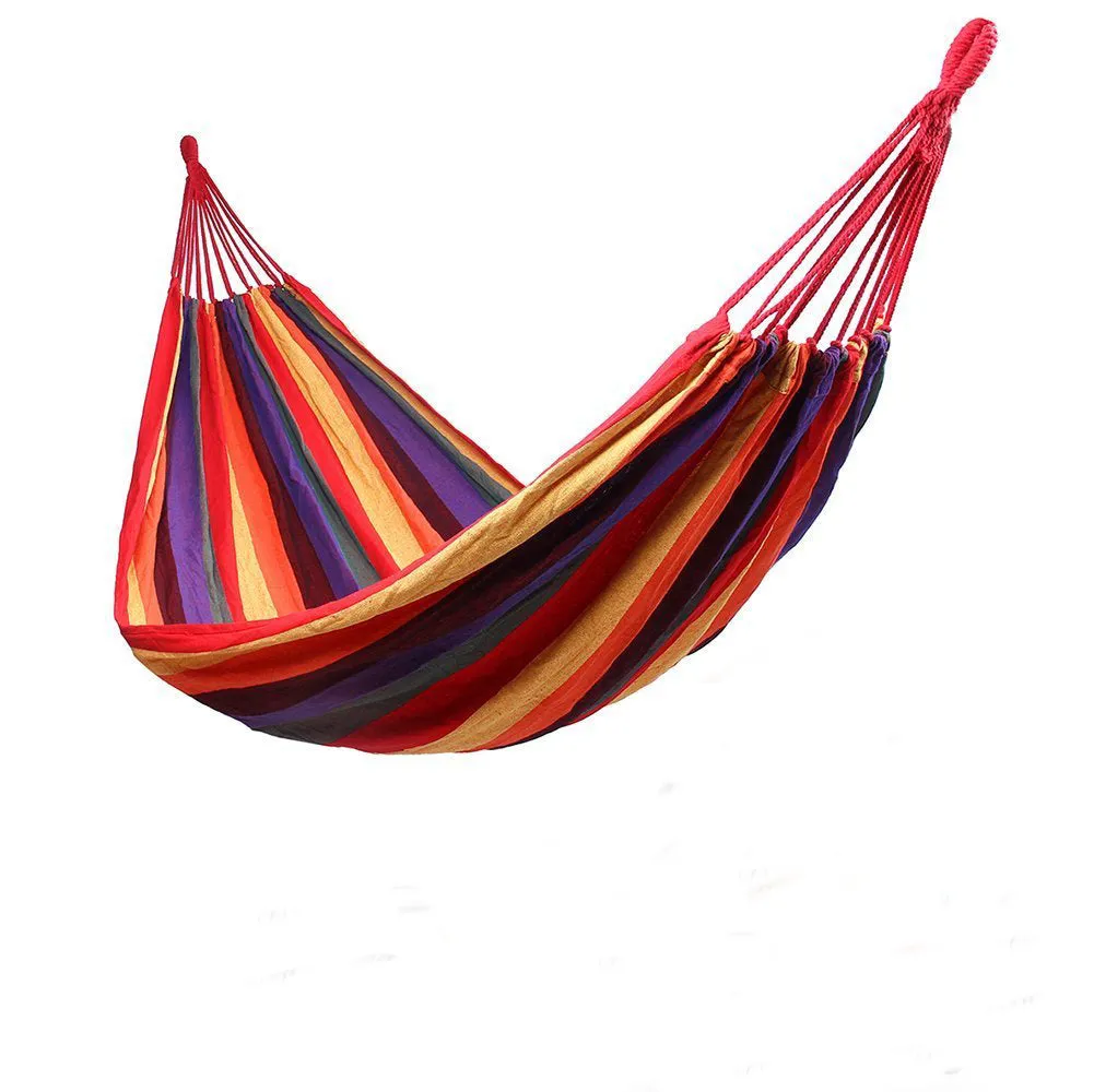 MSW Furniture High Quality Hammock with Space Saving Steel Stand Includes Portable Carrying Case