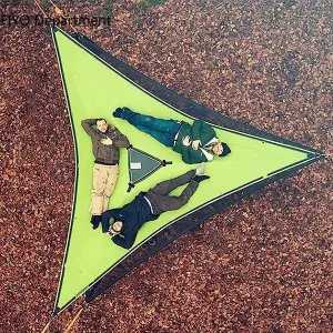Multi-person Portable Triangle Aerial Hammock