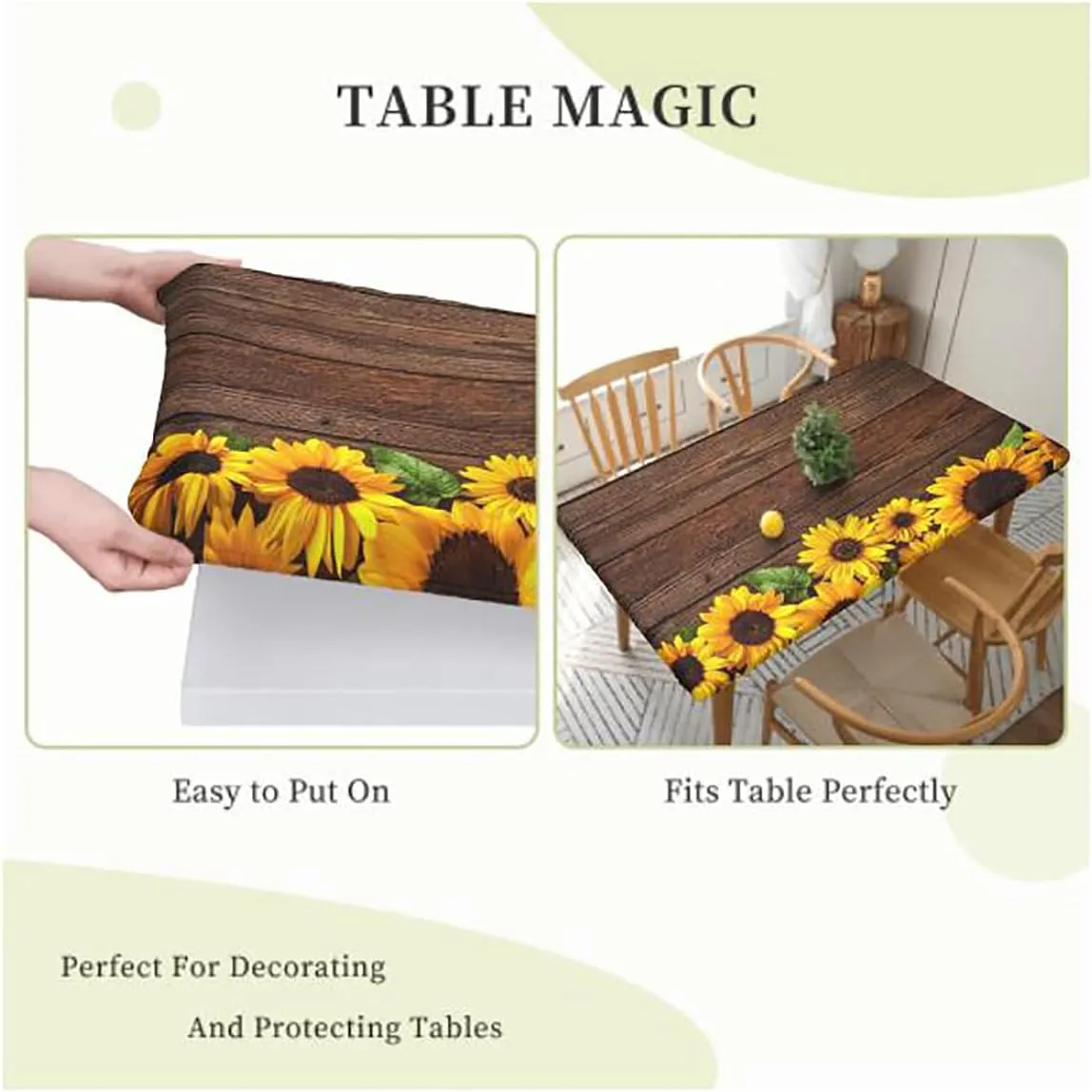 Multicolor Elastic Fitted Picnic Table Cover Watercolor Feathers Birds Animals Fitted Tablecloth Rectangle Table Cover - Table Cloth - Fitted Table Covers Colorful Fits up 4 Foot Tables