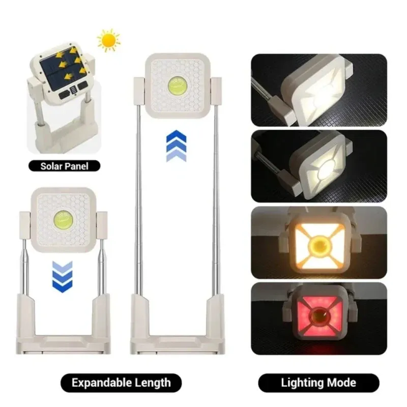 Multifunctional Telescopic Work Light & Power Bank