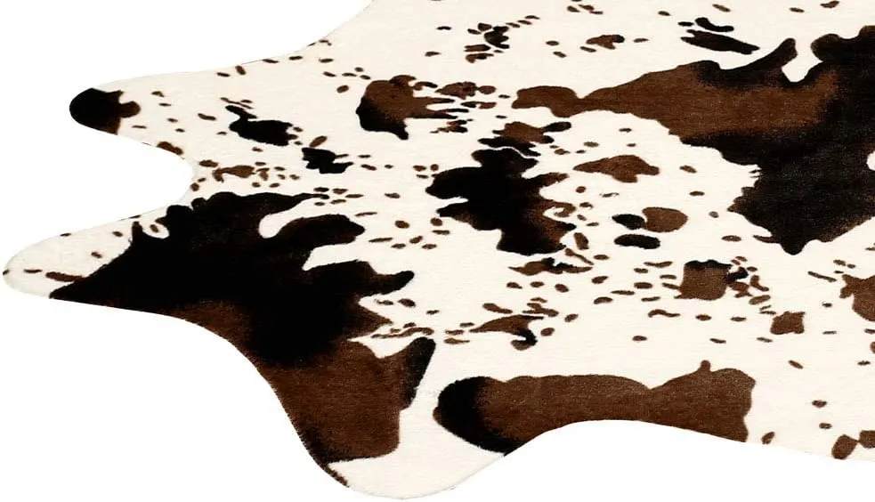 MustMat Cute Cow Print Rug Fun Faux Cowhide Area Rug Nice for Decorating Kids Room 29.5" W x 43.3" L