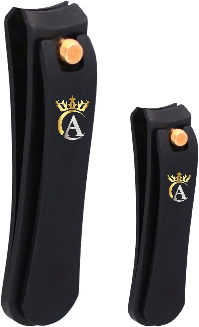 Nail Clipper Set, Ultra sharp stainless steel blades, Carefully designed for sensitive and thick fingernails and toenails, Lifetime use, Best choice for Women and Men.[Made in Solingen,Germany]