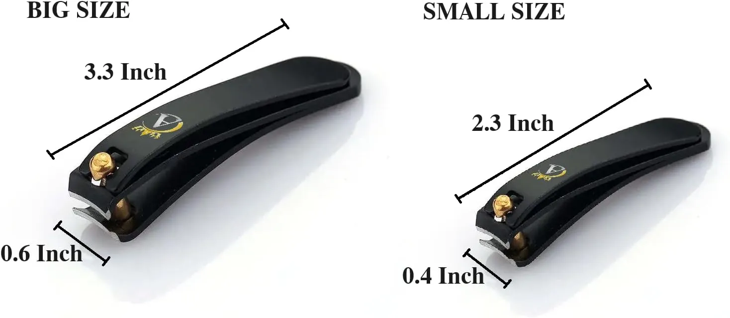 Nail Clipper Set, Ultra sharp stainless steel blades, Carefully designed for sensitive and thick fingernails and toenails, Lifetime use, Best choice for Women and Men.[Made in Solingen,Germany]
