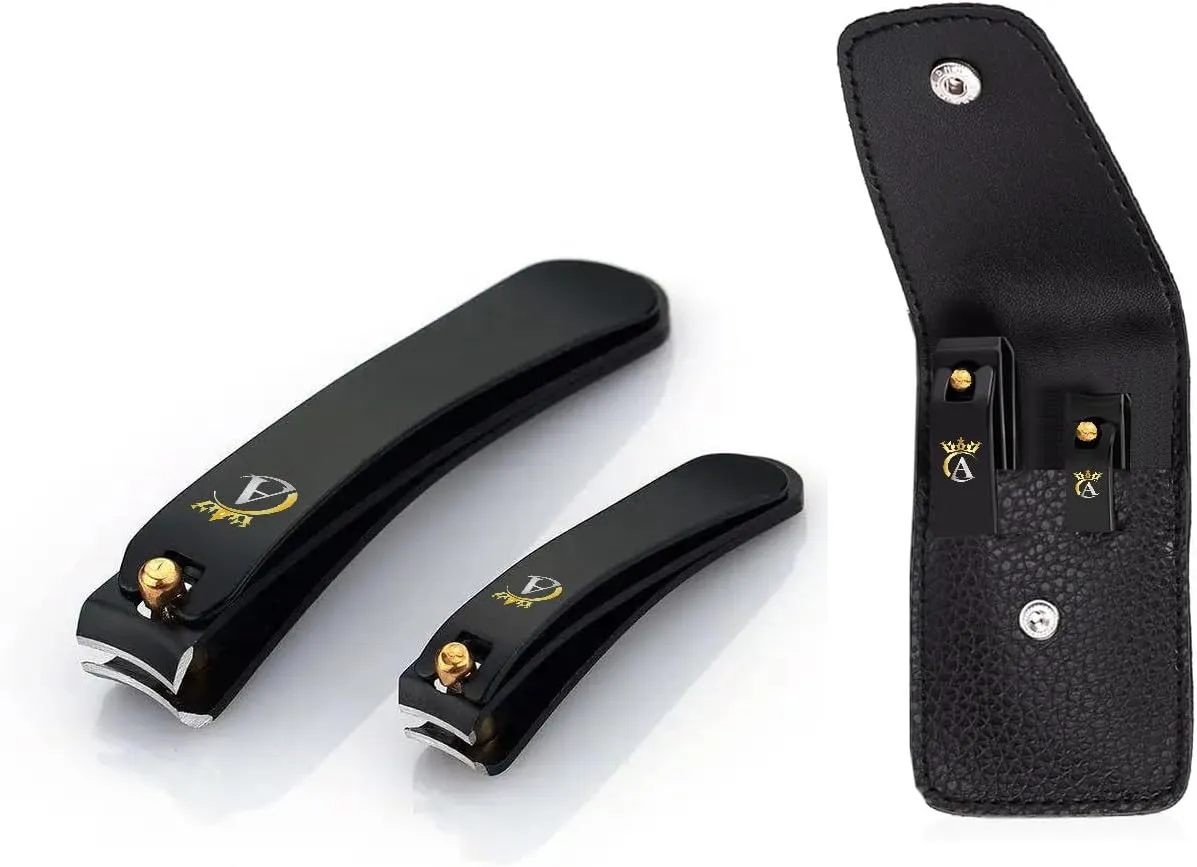 Nail Clipper Set, Ultra sharp stainless steel blades, Carefully designed for sensitive and thick fingernails and toenails, Lifetime use, Best choice for Women and Men.[Made in Solingen,Germany]