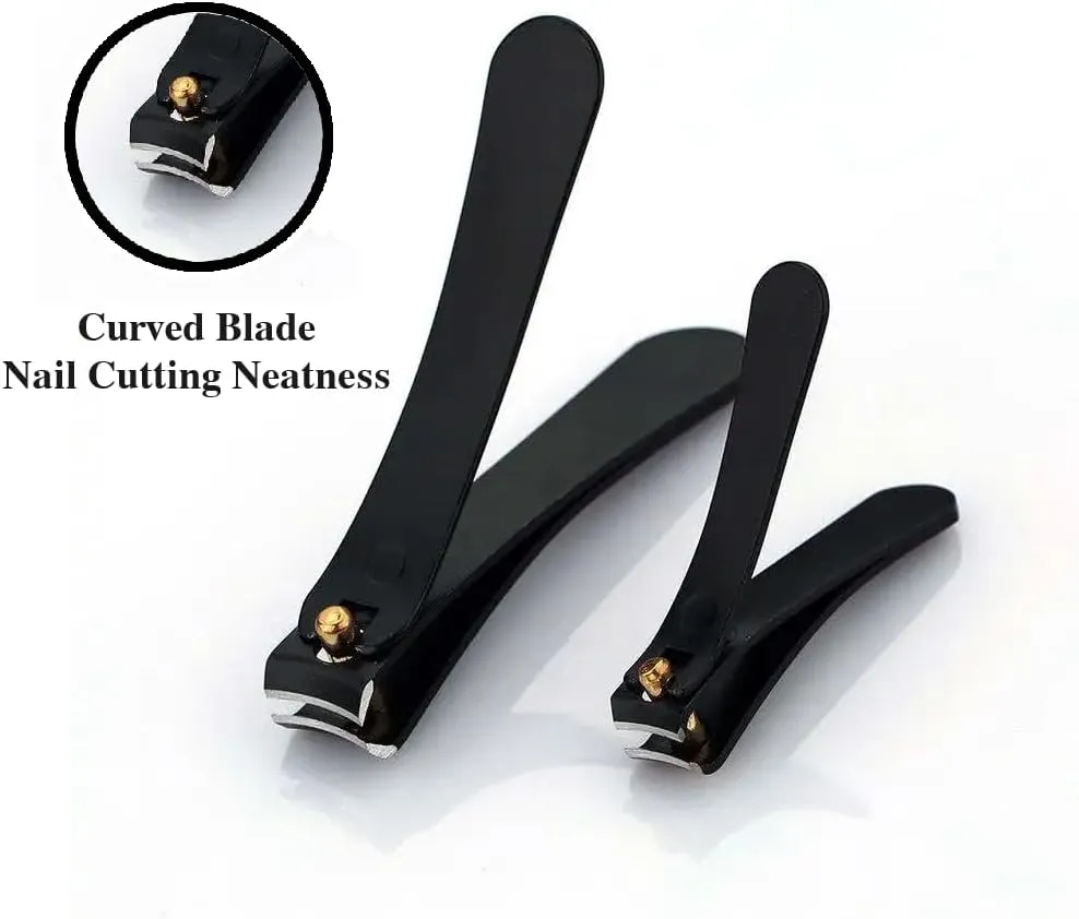 Nail Clipper Set, Ultra sharp stainless steel blades, Carefully designed for sensitive and thick fingernails and toenails, Lifetime use, Best choice for Women and Men.[Made in Solingen,Germany]