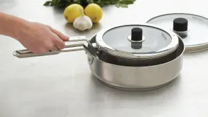 Natural Home Stainless Steel Saute` Pan Set