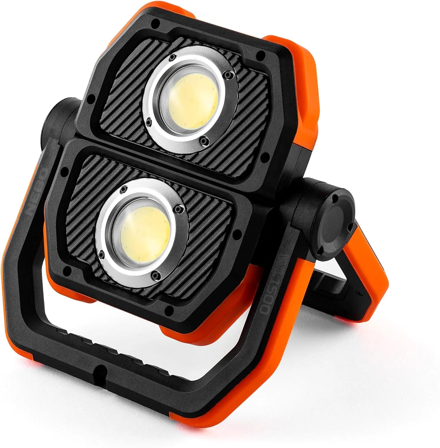NEBO Master Series WL1500 COB Work Light | 1500 Lumens, 8 Light Modes, Rechargeable LED Light with 4000mAh Power Bank, Waterproof & Durable for Outdoor Use, Includes USB-C Charging Cable