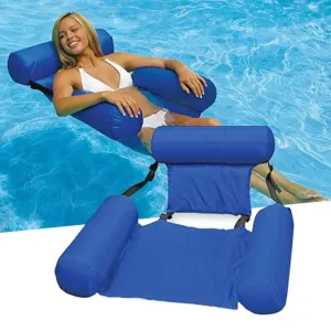 New Inflatable Pool Lounge Chair – Water Hammock, Float Mat & Swimming Pool Toy for Relaxation & Fun