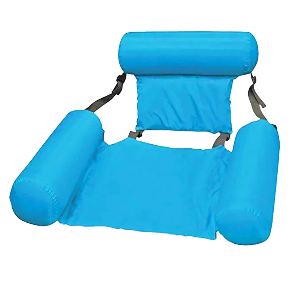 New Inflatable Pool Lounge Chair – Water Hammock, Float Mat & Swimming Pool Toy for Relaxation & Fun
