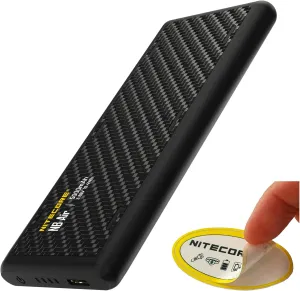 Nitecore NB Air 5000mAh Ultra Lightweight and Slim Power Bank, USB-C Port for Phones, Smart Watches, Earbuds, Flashlights, and Headlamps