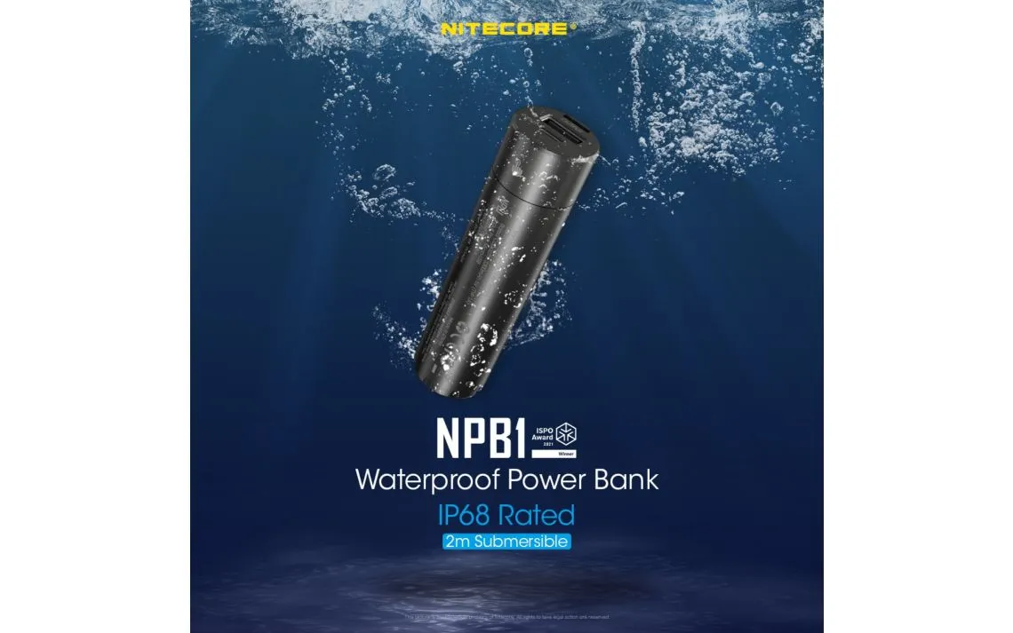 Nitecore NBP1 5000mAh Waterproof Power Bank