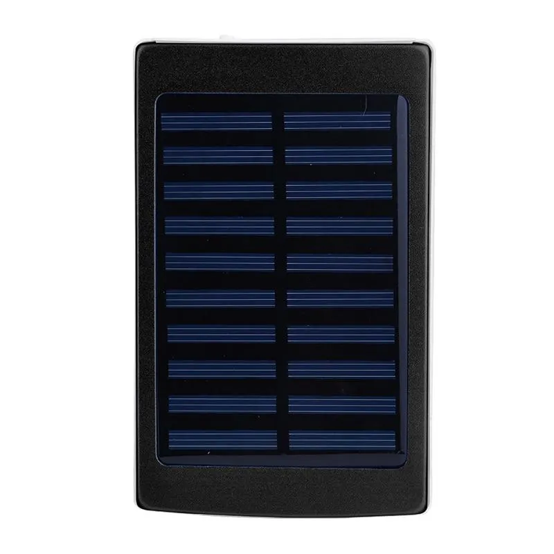 (No Battery) 18650 Solar Power Bank Charger DIY Box Poverbank Case Led For Xiaomi Huawei Moblie Phone Power Pover Bank 20000mah