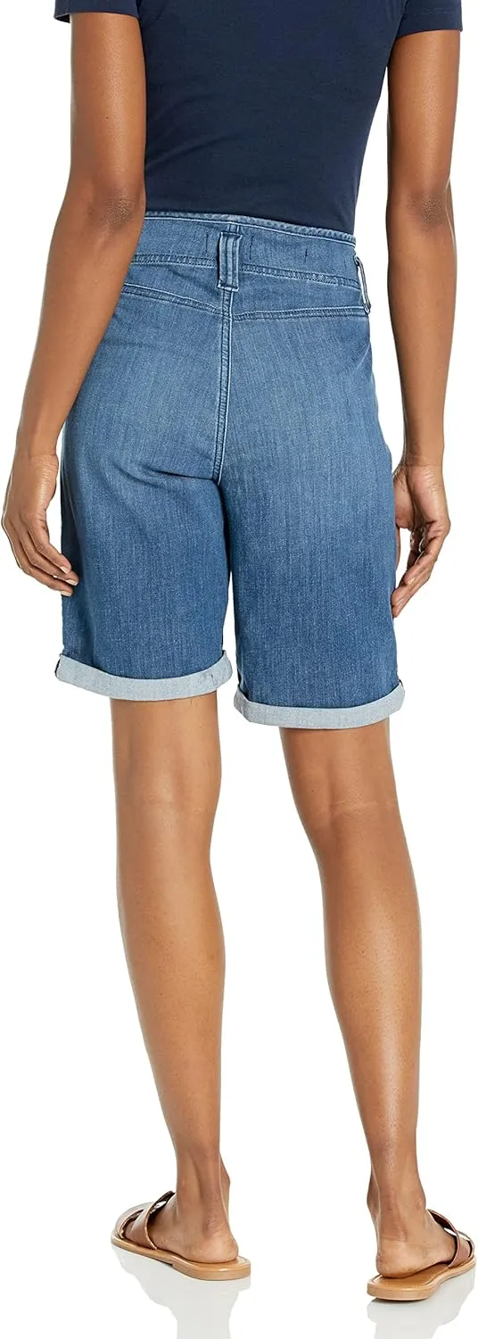 NYDJ Women's High Rise Short With Binding Detail