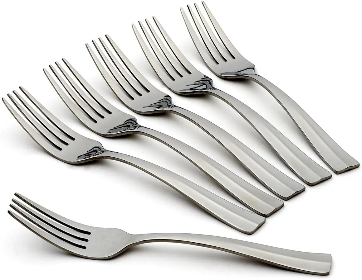 Oneida H236006D Arc Everyday Flatware Salad Forks, Set Of 6