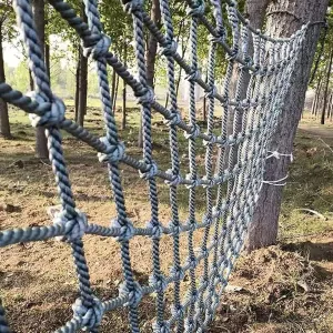 Outdoor Climbing Net for Kids and Adults, Tree House Climbing Safety Net，Climbing Cargo net，Balcony Stair Playground Protection Net，Heavy Duty Backyards Rope Hammock
