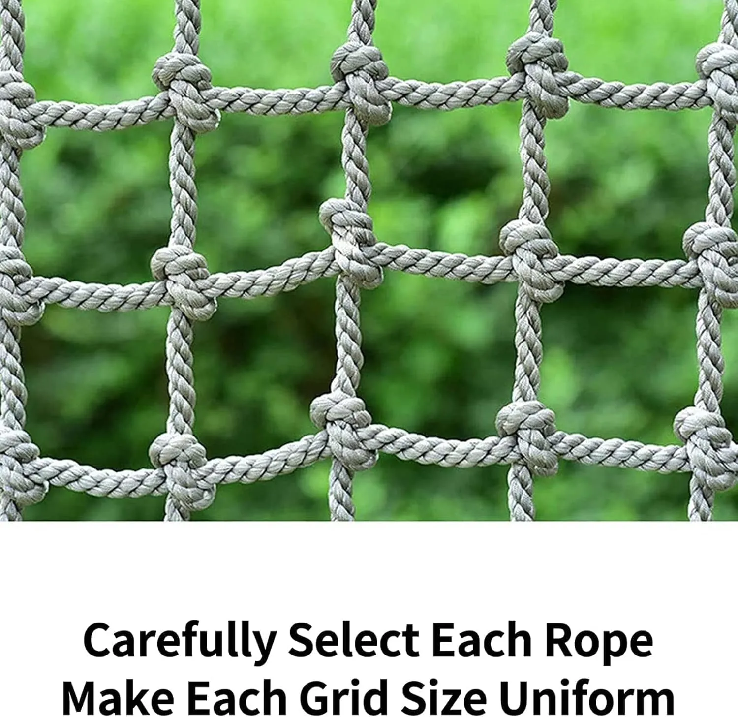 Outdoor Climbing Nets for Kids/Adults, Backyard Playground Safety Nets, Rope Ladder Climbing Cargo Nets, Tree House Accessories, Balcony Railing Protection,3 * 10ft