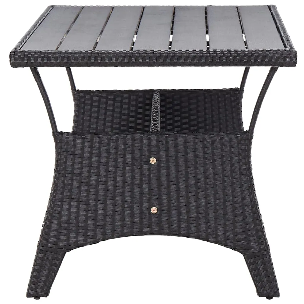 Outdoor Dining Table Patio Table Garden Wicker Furniture PE Rattan