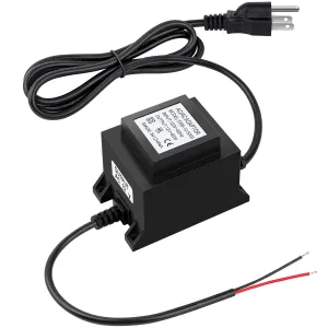 Outdoor Low Voltage Transformer 110/120V AC to AC 12V 5A 60W, Low Voltage Landscape Transformer, Power Supply Waterproof for LED Landscape Lighting, Fountain Lighting, Pool Light