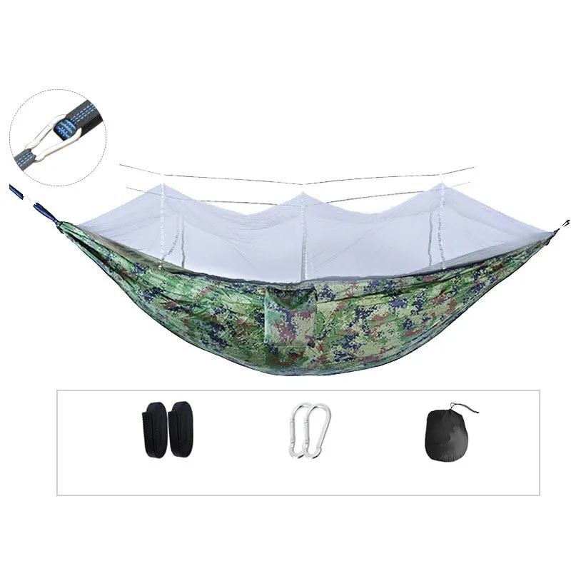 Outdoor mosquito net hammock