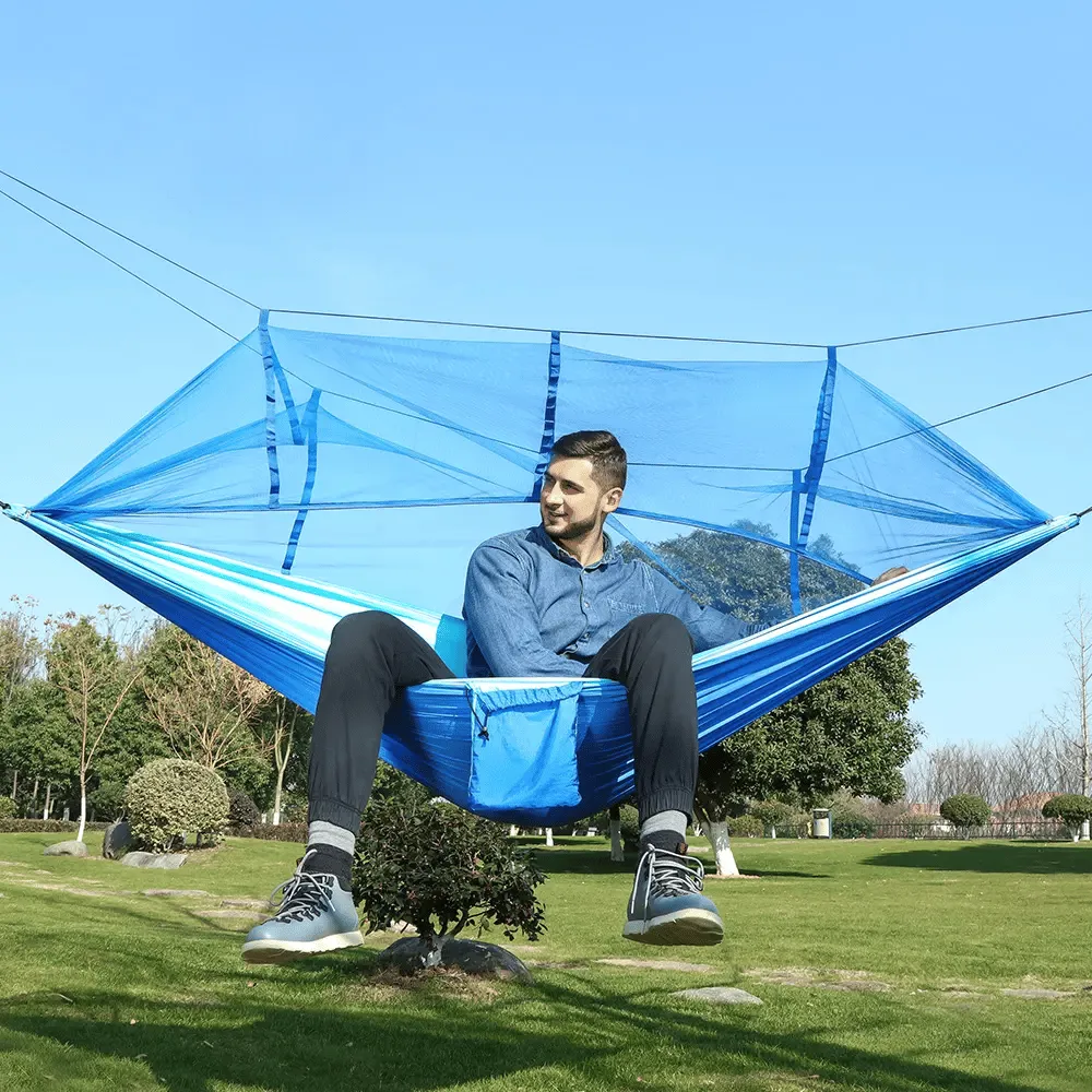 Outdoor mosquito net hammock