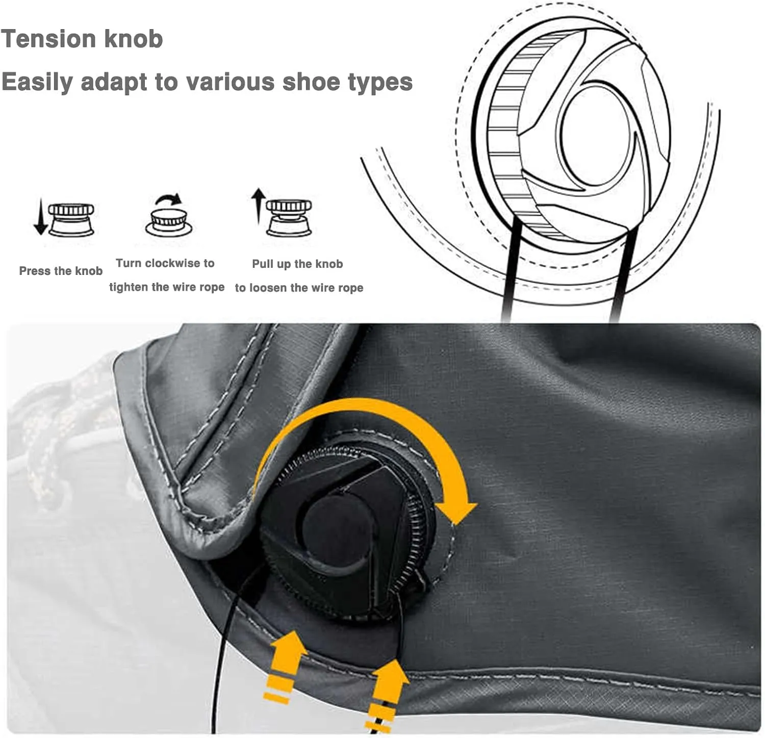 Outdoor Mountaineering Hiking Lightweight Snow Leggings Breathable Adjustable Leggings Leggings Snow Boot Leggings,Suitable for Walking Mountaineering