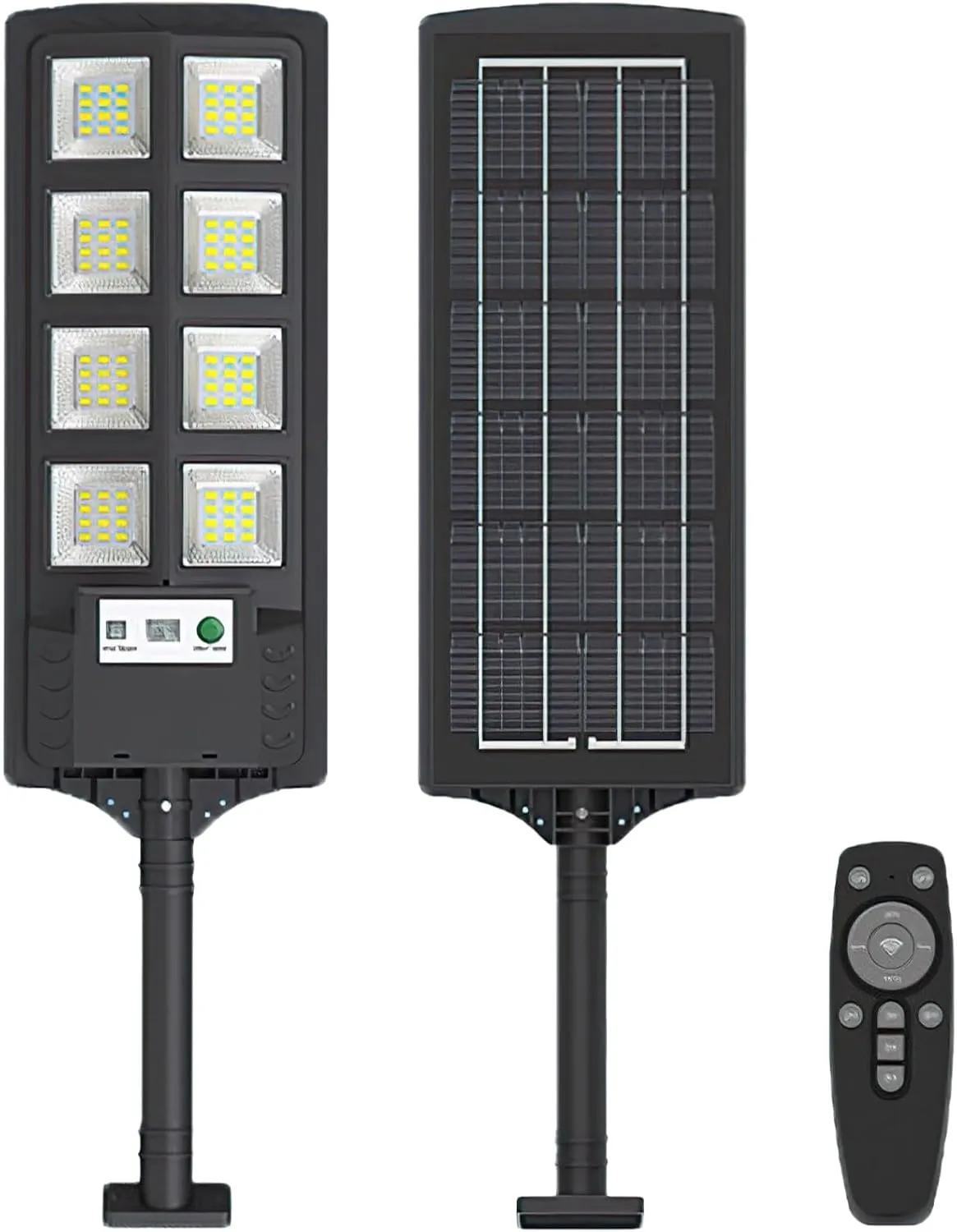 Outdoor Solar Wall Led Light with Motion Sensor, Includes Remote & Screws