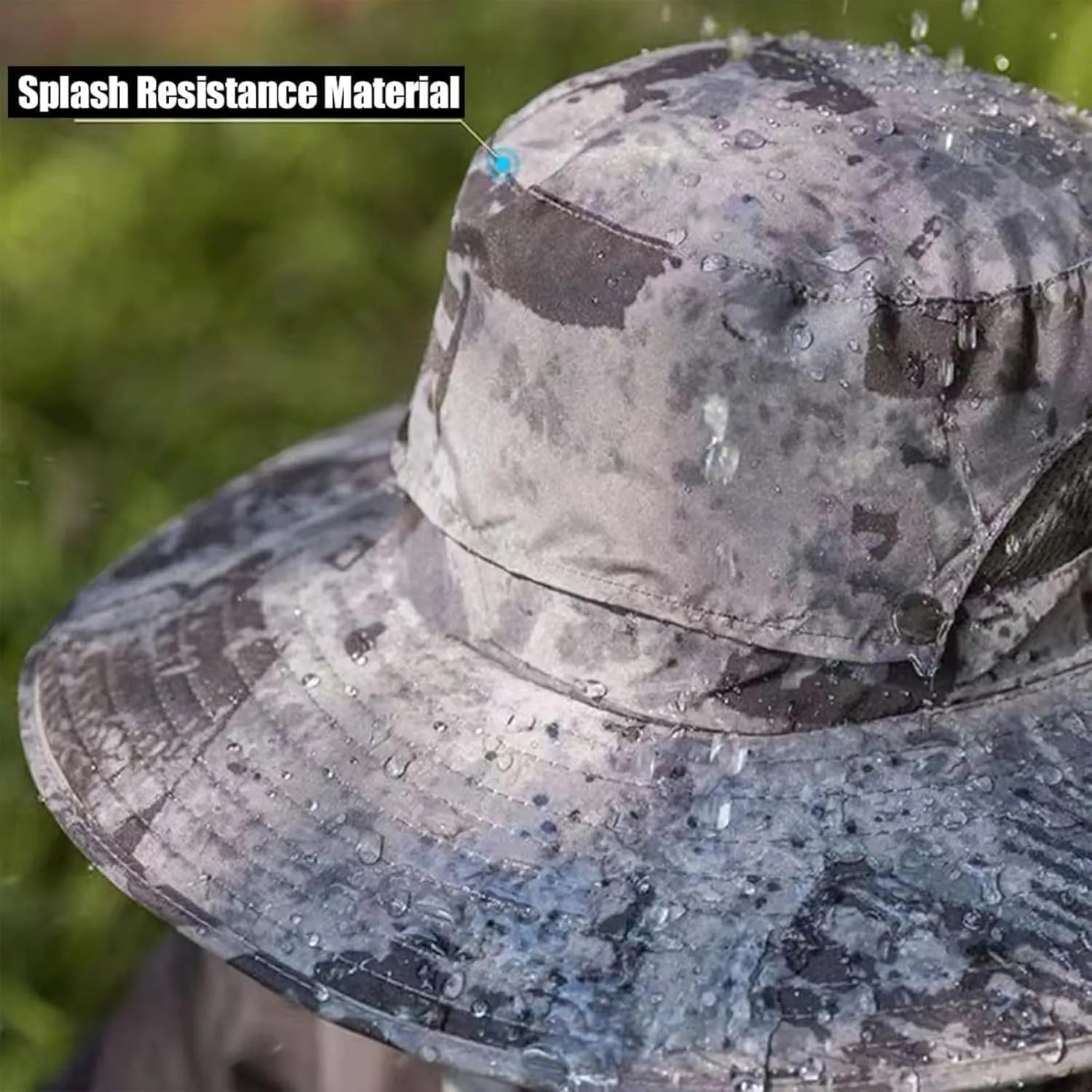 Outdoor Wide Brim Sun Hat with 1/2 Solar Fan, USB & Solar Powered Solar Powered Fan Hat for Garden Fishing Hiking