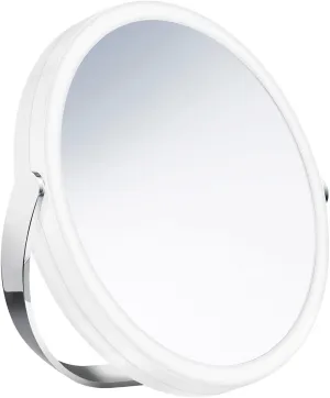 OUTLINE - Make-up Mirror/Table Mirror with LED. Polished Chrome