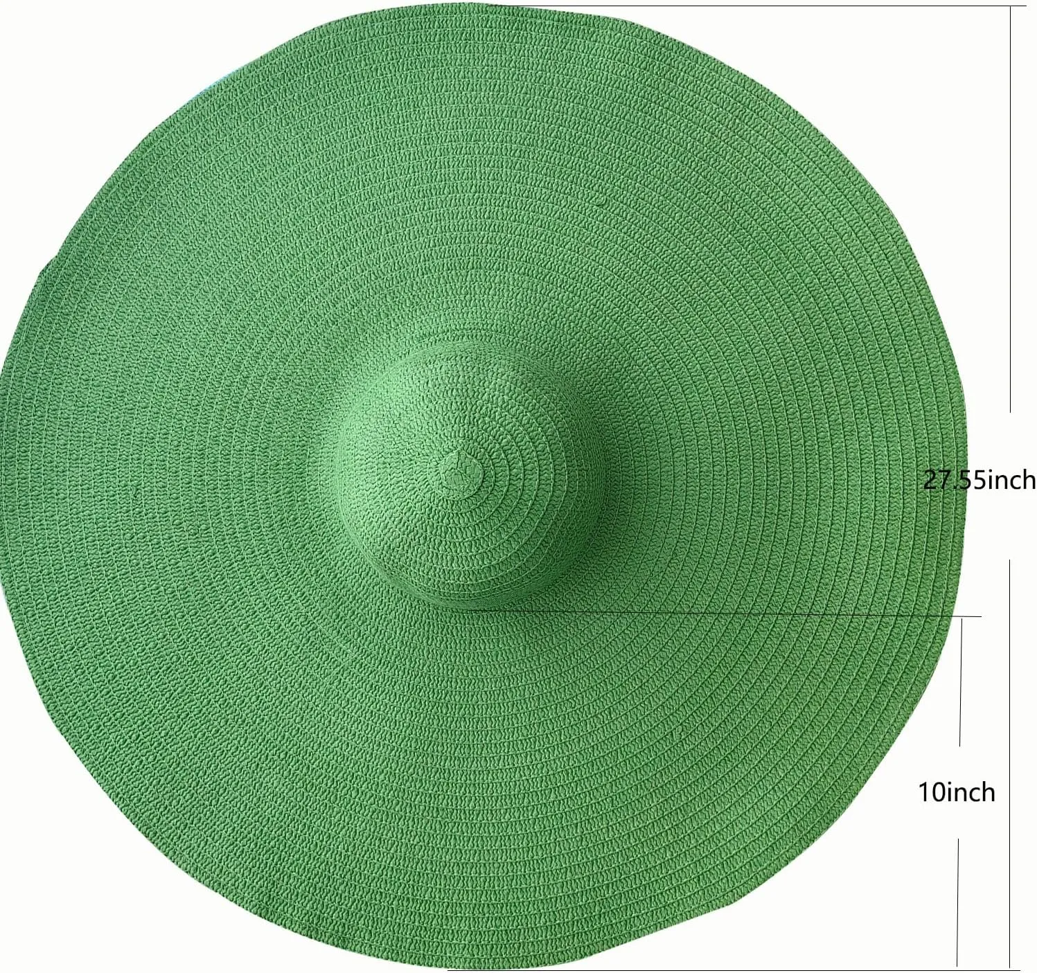 Oversized Beach Straw Hats for Women Extra Large Wide Brim Beach Hat Foldable Roll up Floppy Sun Hat