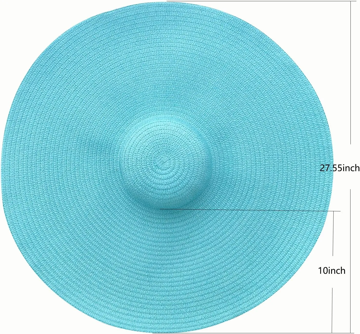 Oversized Beach Straw Hats for Women Extra Large Wide Brim Beach Hat Foldable Roll up Floppy Sun Hat