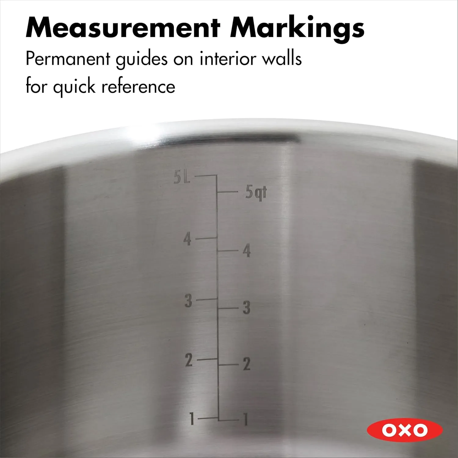 OXO Agility Tri-Ply Stainless Steel 13 Piece Kitchen Cookware Pots and Pans Set, Induction, PFAS-Free Ceramic Nonstick Coated Frypans, Saucepans, Stockpot, Quick Even Heating, Dishwasher and Oven Safe