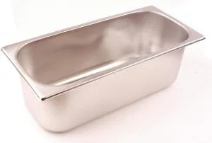 PAN STAINLESS STEEL 5 LITER FOR GELATO DISPLAY 2PCS (2)